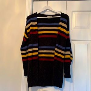 Multi-colored polyester Cardigan